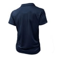 thumbnail image 5 of Golf Shirts for Men with Pocket and Zipper Collared Short Sleeve T-Shirts Mens Casual Solid Color Pullover Breathable Athletic Workout Tees Tops, 5 of 7