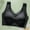 Black, variant on Women's Nylon,Spandex Blue nylon underwear Girls' Simple One Vest Tube Top Without Ring Small Chest Gathered Thin Sports Sleeping Bra