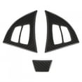 thumbnail image 1 of 3 unids/set de fibra de carbono embellecedor para volante cubierta decoración Interior del coche se adapta a X5 E70 2008-2013, 1 of 8