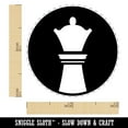 thumbnail image 2 of Chess Piece White Queen Self-Inking Rubber Stamp Ink Stamper - Red Ink - Mini 1/2 Inch, 2 of 7