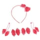 thumbnail image 3 of 5x Pinzas de cabellero de Juguete para Niñas Accesorios de Disfraces Adornos Elegante de Duradero Conjunto rosa, 3 of 9