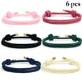 thumbnail image 2 of Bracelet String Simple Réglable : 6 Pcs Bracelet d'amitié de couple mignon, 2 of 10