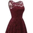 thumbnail image 6 of Dressystar Women Vintage Floral Lace Sleeveless Hi-Lo Swing Formal Cocktail Party Dress, 6 of 6