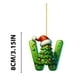 thumbnail image 4 of Adorno de Letra de Árbol de Navidad de Acrílico 2D | Impresión a doble cara | Colgante inicial de 26 alfabetos | Decoración navideña | Regalo para la familia | Decoración colgante versátil | 1 pieza, 4 of 4