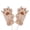 Khaki, variant on Yammee Winter Plush Bear Paw Gloves Bear Paw Mittens Halloween Cosplay Gloves Cute Fluffy Bear Paw Costume Gloves
