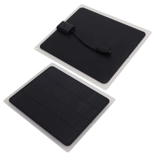 Panel Solar De Carga Para Coche, Cargador De Panel Solar Ligero Para Vehículo Para Luces De Emergencia