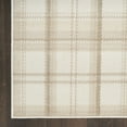 thumbnail image 2 of Nourison Grafix Plaid Ivory Beige 5'3" x 7'3" Area Rug (5x7), 2 of 8