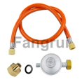 thumbnail image 4 of For Gas Regulator 12inch Adapter Part Metal Hose Fittings, 4 of 5