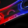 thumbnail image 5 of Erosebridal Red Blue Gamepad Curtains for Living Room, Gradient Geometric 30%-50% Blackout Curtains Set of 2 (38x45), Gaming Sports Curtains and Drapes (38x45), Window Curtains Bedroom Decor, 5 of 6