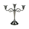 thumbnail image 4 of Candelabro Macarena Decorativo de Metal 3 Brazos Negro, 4 of 8