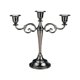 thumbnail image 4 of Candelabro de 3 brazos, centro de mesa romántico para bodas, vacaciones, candelabro de Metal para decoración de aniversario de comedor Negro, 4 of 9
