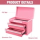 thumbnail image 3 of Minicaja de herramientas Toolbox WORKPRO de metal con 2 cajones, cinta rosa, 3 of 8