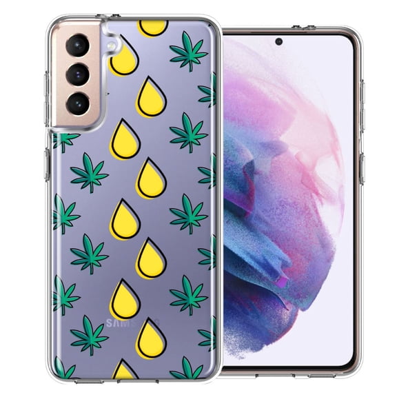 MUNDAZE for Samsung Galaxy S21 Plus Medicinal Drip Design Double Layer Phone Case Cover