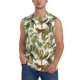 thumbnail image 1 of Fotbe Jungle Animals Men's Camiseta sin Mangas Estampada para Hombres, Playera Casual para Gimnasio, Entrenamiento, Playa-X-Large, 1 of 7