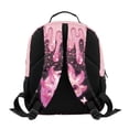 thumbnail image 2 of HUIACONG Pink Glitter Axolotl 13.5 Inch School Backpack for Girls Kids, Lightweight Water Resistant Bookbag with Adjustable Breathable Padded Straps, Multi Pocket Daypack for School Travel Daily Use, 2 of 7