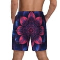 thumbnail image 2 of Lsque Mens Swim Trunks Bohemian Vintage Pattern Pattern - Bathing Suit Compression Liner - Beach Swim Shorts Swimwear - (S-3XL) - Stretch Quick Dry -Large, 2 of 9