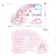 thumbnail image 2 of Invitación de cumpleaños de unicornio para niñas y niños, tarjeta de invitación para fiesta de unicornio, etiquetas adhesivas de unicornio para suministros para fiestas de cumpleaños y baby shower, 2 of 6