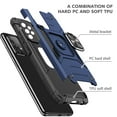 thumbnail image 3 of FIEWESEY for Samsung Galaxy A53 5G Phone Case Military Grade Drop Rugged Cover Anti-Scratch Protective 360° Rotate Kickstand Sturdy Shockproof Phone Cover for Samsung Galaxy A53 5G(Blue), 3 of 7