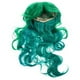 thumbnail image 2 of FELTECHELECTR Peluca larga y rizada para mujer, peluca sintética de moda para cosplay, accesorio para la cabeza para niñas (verde), 2 of 6