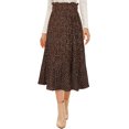 thumbnail image 1 of Robe Maxi Jupe Mi-Longue FFIY?Jupe Évasée Plissée à Pois Taille Haute?pour Femmes, 1 of 6
