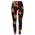 thumbnail image 3 of Gibobby Leggings de Navidad para mujer Leggings deportivos estampados navideños de moda informal para mujer Leggings de yoga informales(Caqui,CH), 3 of 5