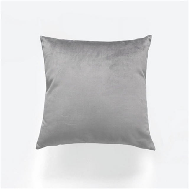 Funda de almohada grande de color sólido para el hogar, moderna, sencilla y extraíble, lavable, de terciopelo, de color sólido