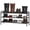 3-Tier, variant on Stackable Shoe Rack, 4 Tier Metal Shoes Rack Storage Shelf, Heavy-Duty Freestanding Shoe Tower for Closet & Entryway