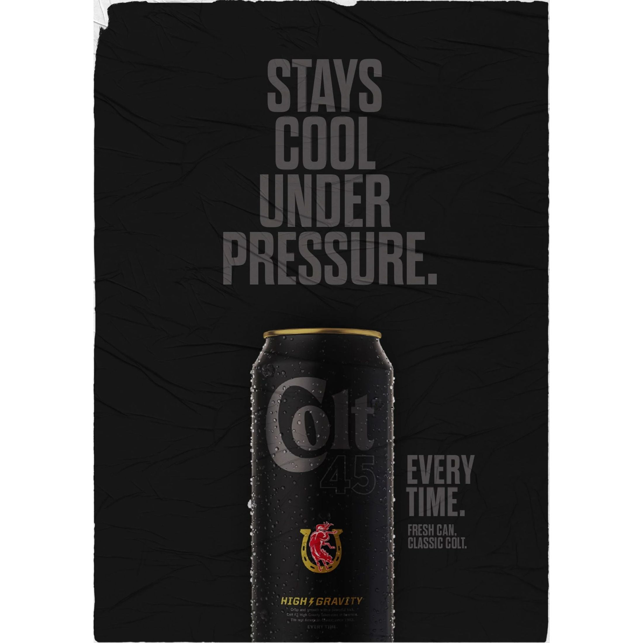 Colt 45 High Gravity Lager, Domestic Lager, 25 fl oz Can, 8.5% ABV