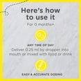 thumbnail image 6 of Zarbee's Baby Vitamin D Supplement, 0.47 Fl. Ounces (1 Box), 6 of 9