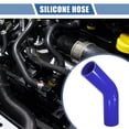 thumbnail image 2 of Unique Bargains 1 Pcs 57mm 2.24" ID 150mm 5.91" Length 45° Blue Car Silicone Hose, 2 of 7
