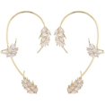 thumbnail image 1 of Pendientes de circón Pendientes de puño Mujeres Circonio Clip de oreja de cartílago sin perforación Platino Chapado en oro Joyería elegante para niñas, 1 of 5