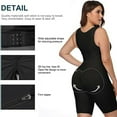 thumbnail image 4 of Lilvigor Women Full Body Shapewear Open-Bust Underwear Waist Trainer Corset Seamless Slimming Fajas Bodysuit Butt Lifter Plus Size Girdle, 4 of 6