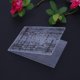 thumbnail image 5 of Plantilla de carpeta de plástico en relieve para álbum de recortes tarjeta para álbum de fotos DIY 1 ud. Hugtrwg Para estrenar, 5 of 6