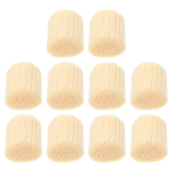 WHAMVOX DIY Crafts 10 Rolls Latch Hook Rug Yarn Beige Acrylic Fiber for Rug Making and Cushion