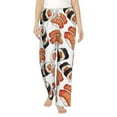thumbnail image 2 of Lsque Sushi Roll Print Women's Pajama Pants, Lounge Pant - Comfortable Home Wear,Elastic Waistband, Stylish Design-Medium, 2 of 9