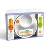 Lansinoh mOmma Developmental Meal Set, 1 Soft Spoon, 1 Fork and 1 Warm Plate