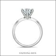 thumbnail image 3 of Dazzlingrock Collection IGI Certified 1.50 Carat Round Lab Grown White Diamond 6 Prong Classic Solitaire Engagement Ring for Women in 14K Solid White Gold Size 7.5, 3 of 6