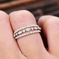 thumbnail image 2 of Elegant Women Jewelry 925 Silver Ring Cubic Zircon Wedding Ring Sz 6-10, 2 of 7