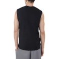 thumbnail image 4 of Fruit of the Loom Men Sleeveless Tee XX-Large, Charcoal Heather, 4 of 6