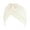 White, variant on Shenmeida Pleated Turban Polyester Stretchy Bathing Turban Sun-proof No Brim Hat Head Cover Sun Cap Accessories