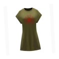 thumbnail image 4 of Vestido de Verano para Mujer, Vestido Femenino de Cuello Redondo, Suave Y Elegante, para Citas, Uso Diario L, 4 of 7