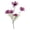 P, variant on 1x Artificial Daisy for Home Decoration,Outdoors Silk Faux Wild Colorful Flowers Daisies with Stems,Artificial Daisy Flowers UV Resistant for Indoor Outside Home Garden Grave Cemetery Decor,P,21"