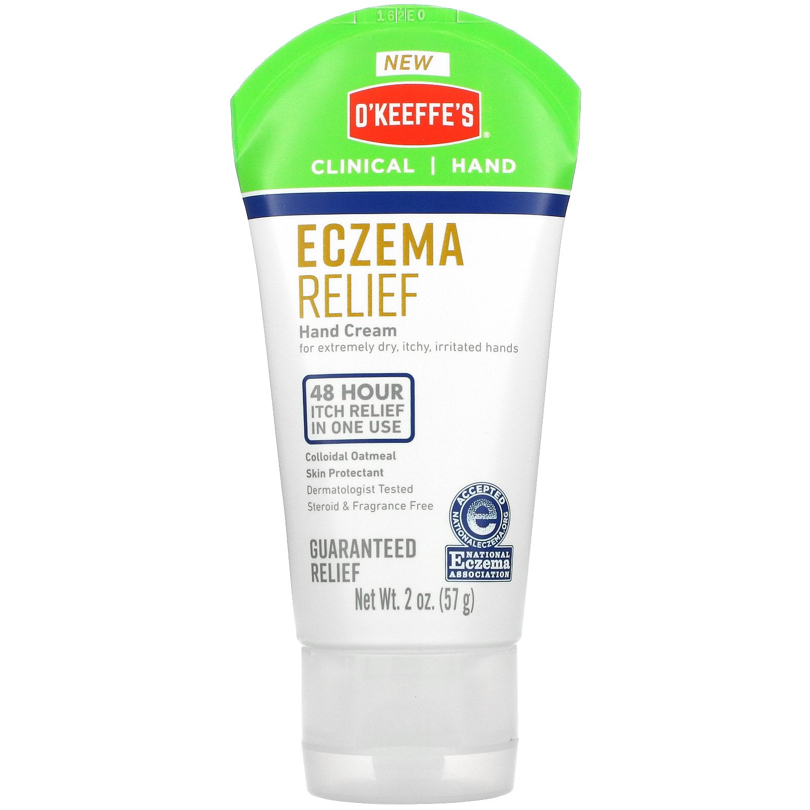 O'Keeffe's Eczema Relief, Hand Cream, 2 oz (57 g)