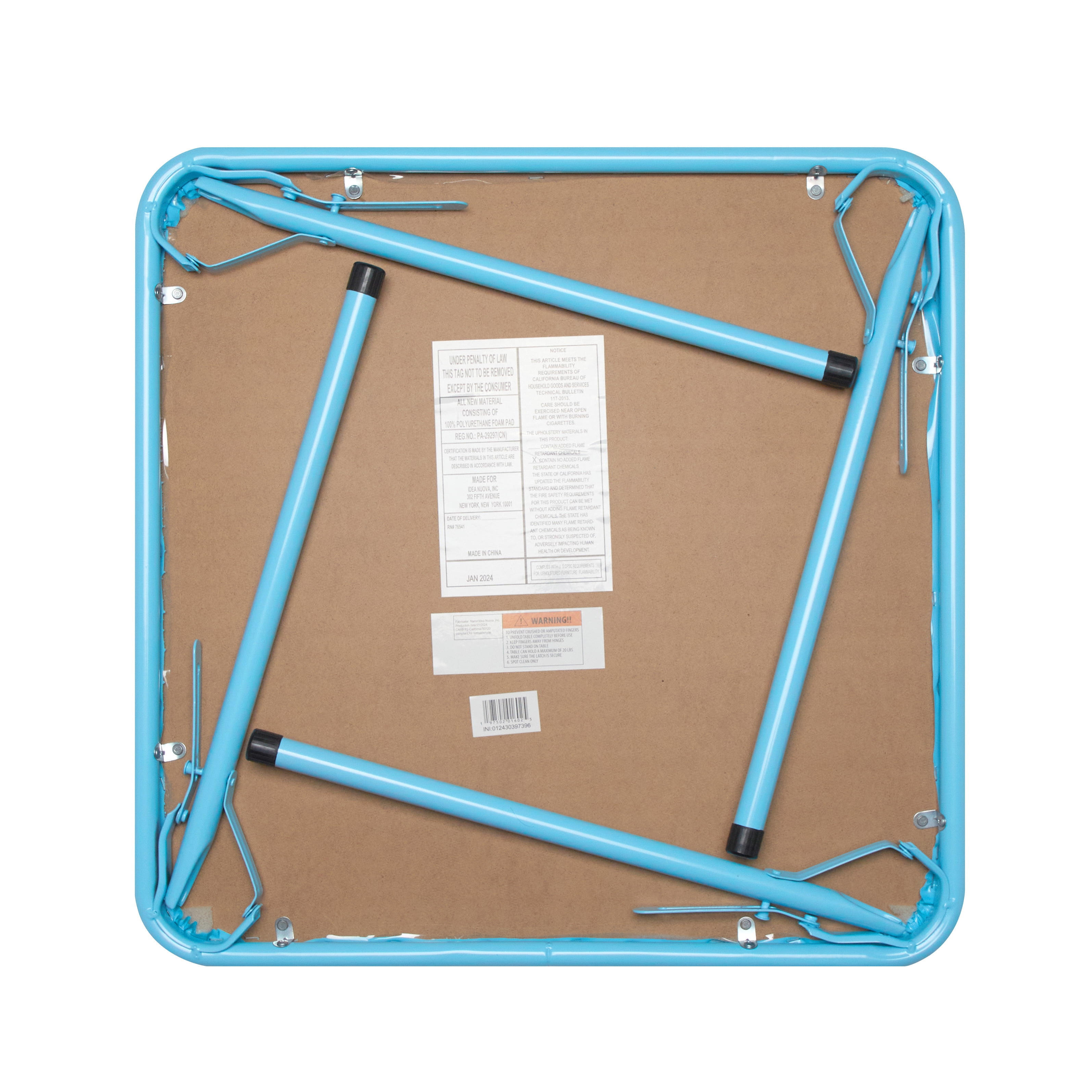 Little Nest 5 Piece Blue Table And Chair Set