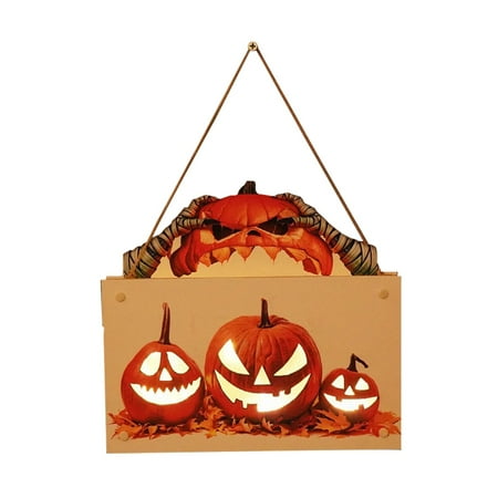 

Halloween House Sign Hanging Atmosphere Festival Wall Craft Decoration Pendant