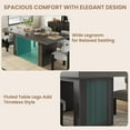 thumbnail image 4 of Ataucjin 70.8" Dining Table for 6-8, Modern Dining Room Table with Storage, Wood Kitchen Table with Fluted Legs, Dinner Tables for Kitchen Dining Room,table only（ship in 2 boxes）, 4 of 7