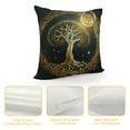 thumbnail image 4 of COMIO  Sun and Moon Tree Throw Pillow Covers Soft Square Cushion Pillowcase for Sofa Couch Home Decor, 4 of 5