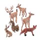 thumbnail image 4 of 6 figuras de animales, linda colección de esculturas, estatuas de animales pequeños para estantería de sala de estar, decoraciones de mesa para, 4 of 9