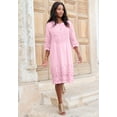thumbnail image 5 of Roaman's Women's Plus Size Cotton Lace Dress, 5 of 5