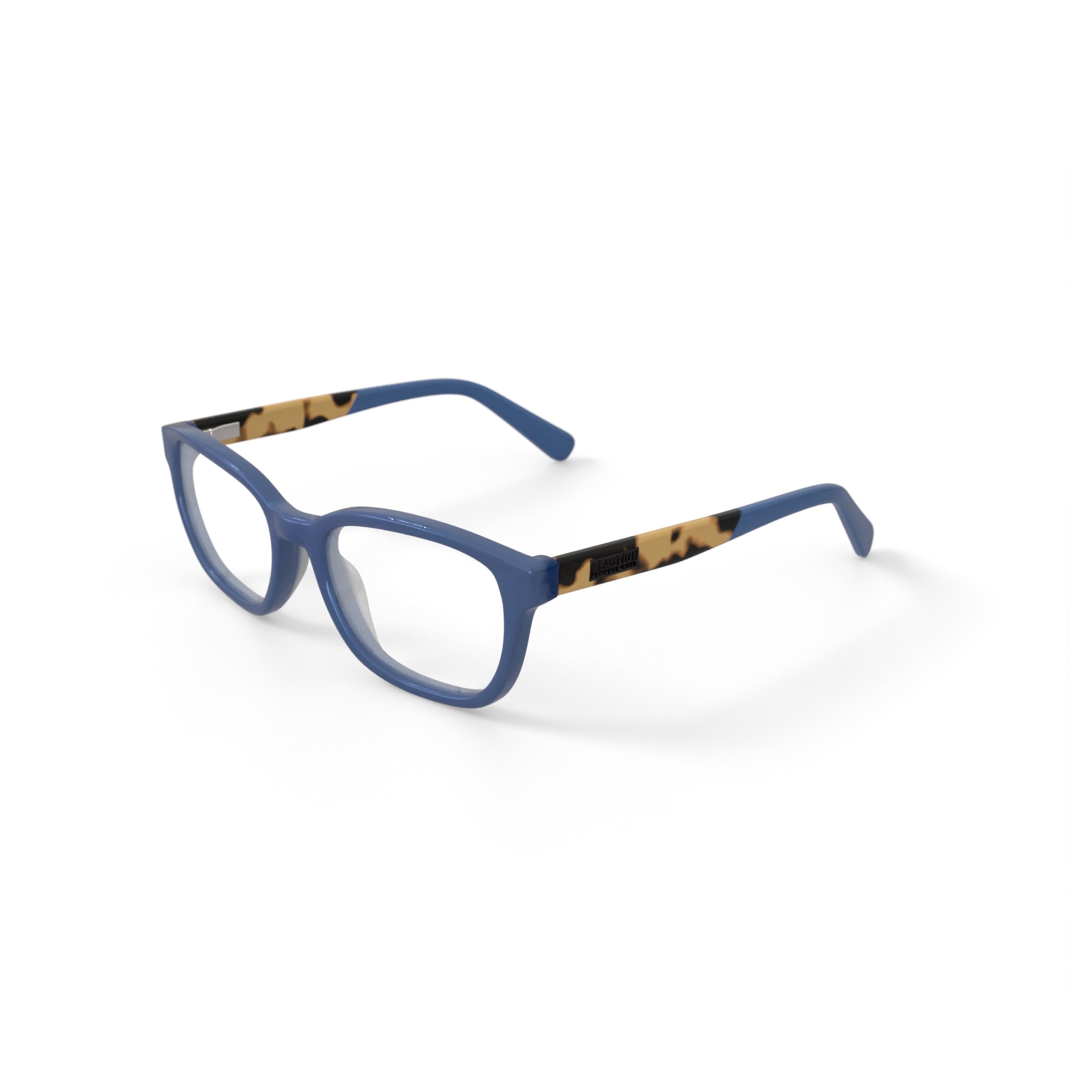 Kenneth Cole Women's KC0792-1 Square Prescription Eyeglasses with Case, Blue